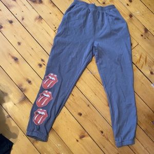The Rolling Stones grey sweatpants size M
